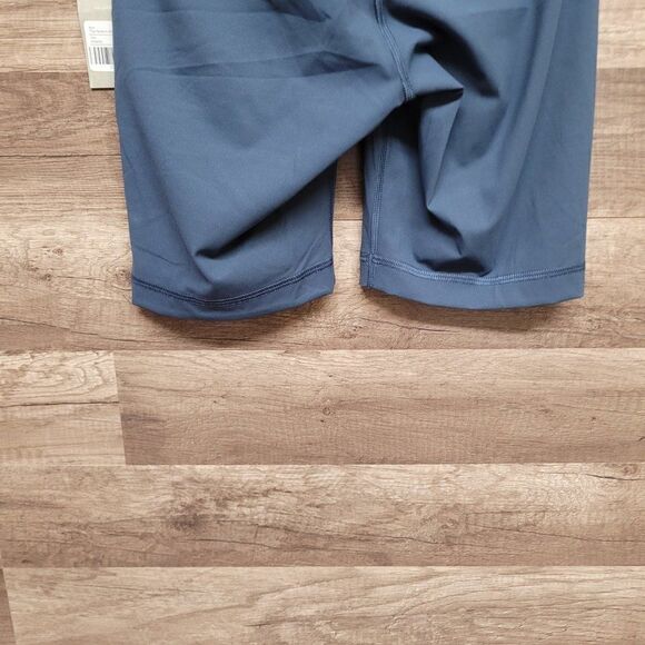 Everlane Blue Atlantic The Perform Bike Short Size XS High Rise Pocket Women's - Picture 14 of 15